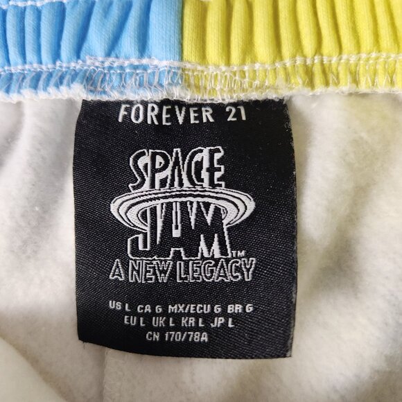 Space Jam A New Legacy Tune Squad Bugs Patchwork Jogger Pants By Forever 21 - Picture 5 of 6